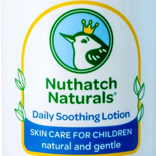 Nuthatch Naturals front label detail