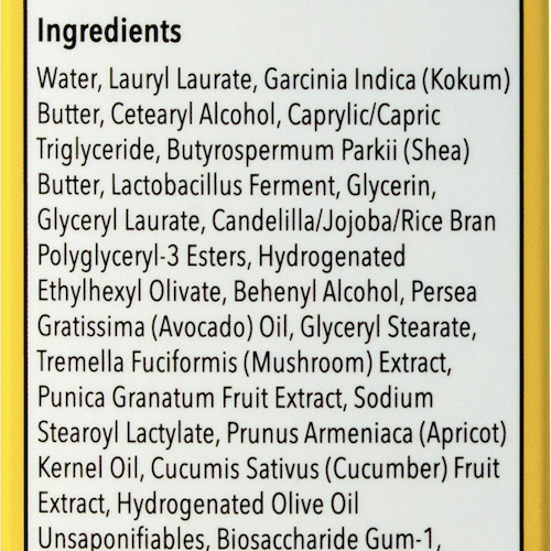 Nuthatch INCI list